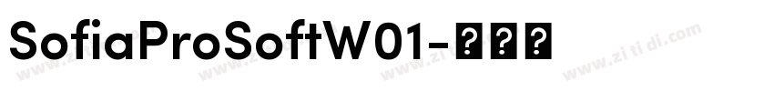 SofiaProSoftW01字体转换