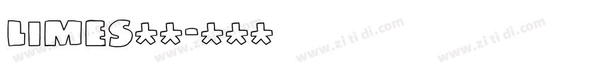 limes字体字体转换