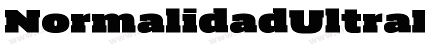 NormalidadUltraExten字体转换