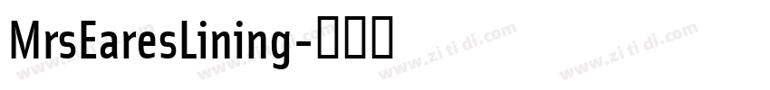 MrsEaresLining字体转换