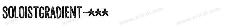 Soloistgradient字体转换
