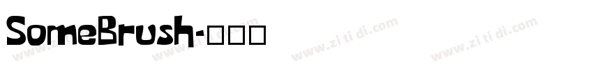 SomeBrush字体转换