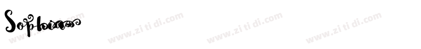 Sophia字体转换