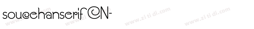 soucehanserifCN字体转换
