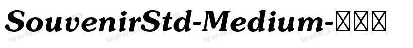 SouvenirStd-Medium字体转换