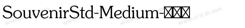 SouvenirStd-Medium字体转换
