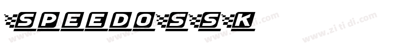 SpeedoSSK字体转换