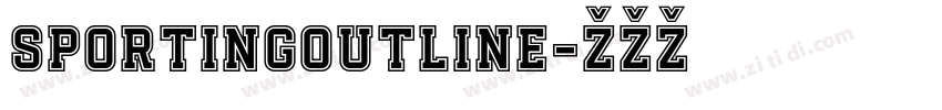 SportingOutline字体转换