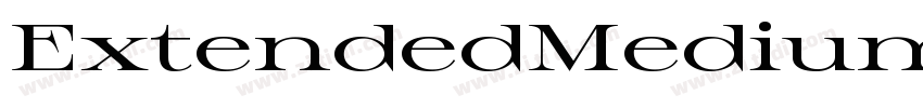 ExtendedMedium字体转换