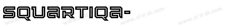 Squartiqa字体转换 Squartiqa字体转换