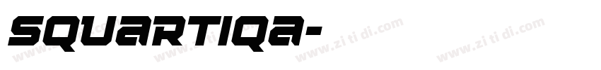 Squartiqa字体转换 Squartiqa字体转换