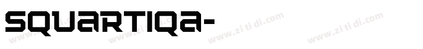 Squartiqa字体转换 Squartiqa字体转换