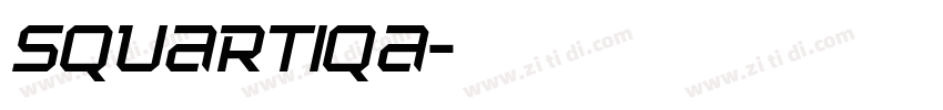 Squartiqa字体转换 Squartiqa字体转换