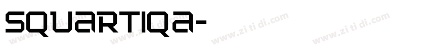 Squartiqa字体转换 Squartiqa字体转换