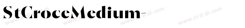 StCroceMedium字体转换