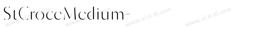 StCroceMedium字体转换