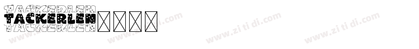 TACKERLEN字体转换