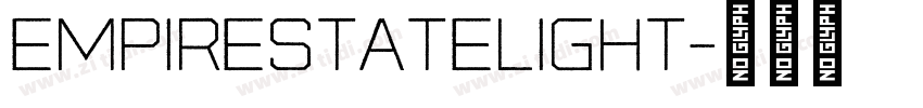 EmpireStateLight字体转换