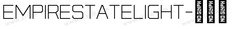 EmpireStateLight字体转换
