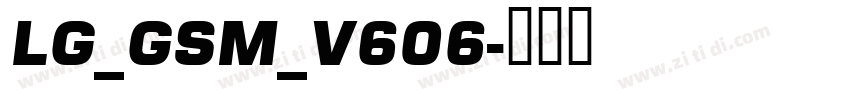 LG_GSM_V606字体转换
