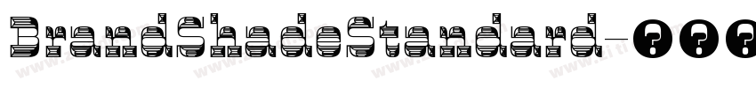 BrandShadeStandard字体转换