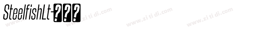 SteelfishLt字体转换