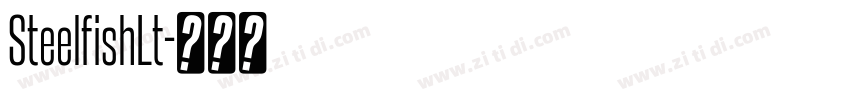 SteelfishLt字体转换