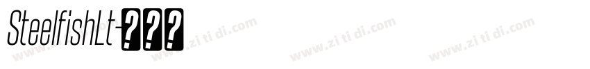 SteelfishLt字体转换