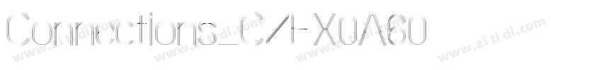 Connections_CZEX0A60字体转换