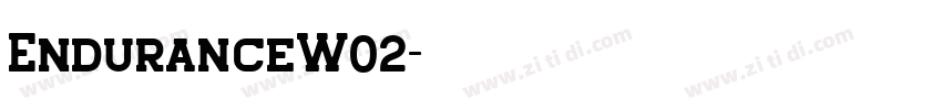 EnduranceW02字体转换
