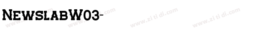 NewslabW03字体转换