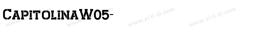 CapitolinaW05字体转换