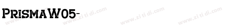 PrismaW05字体转换