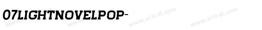 07lightnovelpop字体转换