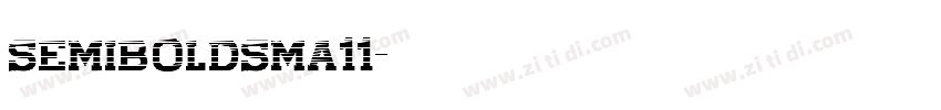 semiboldsma11字体转换