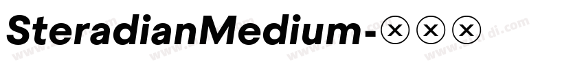 SteradianMedium字体转换