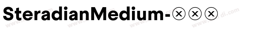 SteradianMedium字体转换