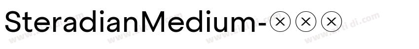 SteradianMedium字体转换