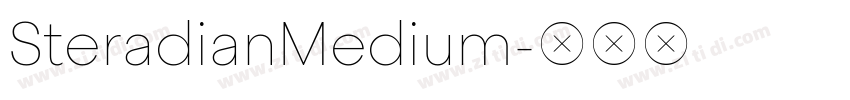 SteradianMedium字体转换