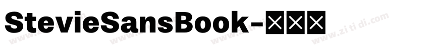 StevieSansBook字体转换
