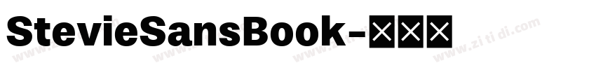 StevieSansBook字体转换