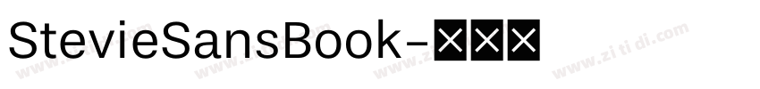 StevieSansBook字体转换