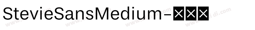 StevieSansMedium字体转换