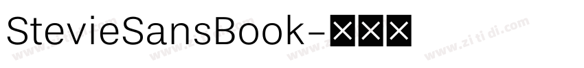 StevieSansBook字体转换