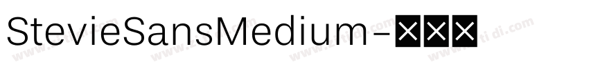 StevieSansMedium字体转换