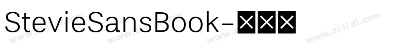 StevieSansBook字体转换