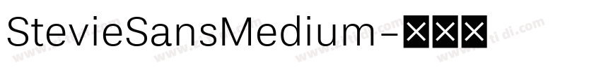 StevieSansMedium字体转换