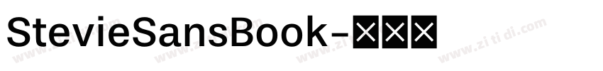 StevieSansBook字体转换