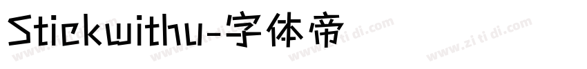 Stickwithu字体转换