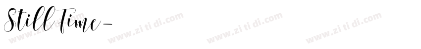 StillTime字体转换